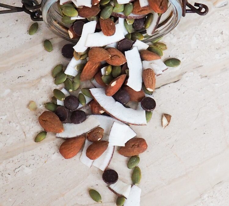 Energie mix – studentenhaver met donkere chocolade