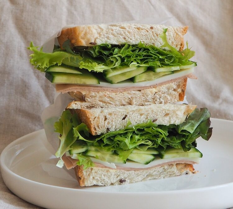 Simpele lunch sandwiches