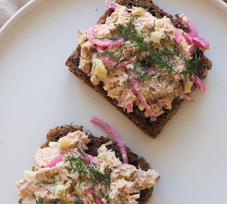 Sandwiches met tonijnsalade