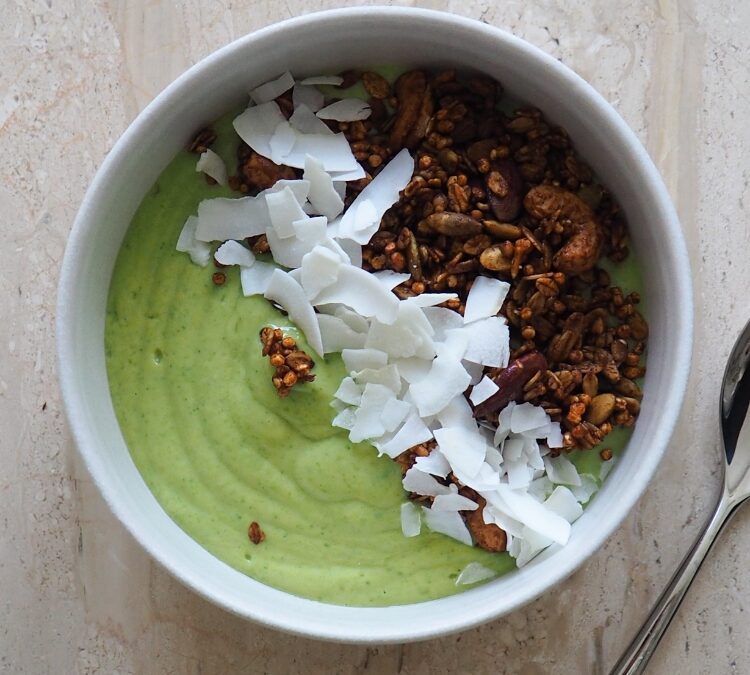 Eiwitrijke smoothie bowl